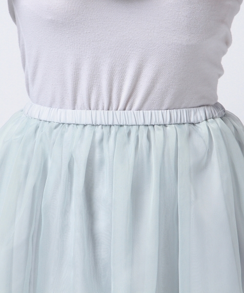 Another Edition(アナザーエディション)の「AE hello LAYER SK ◆(スカート・レディース・オリーブ/ライトブルー・フリー)」の8枚目の写真