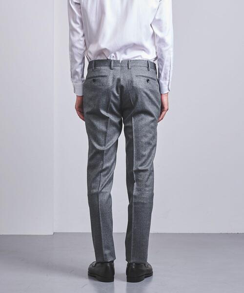 UNITED ARROWS（ユナイテッドアローズ）の「＜UNITED ARROWS＞ ライトサキソニー ノープリーツ テーパード†◆（スラックス・メンズ・ネイビー/ブラック/グレー・46/52/42/44/50/48/54）」の13枚目の写真