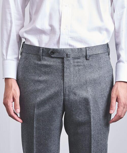 UNITED ARROWS（ユナイテッドアローズ）の「＜UNITED ARROWS＞ ライトサキソニー ノープリーツ テーパード†◆（スラックス・メンズ・ネイビー/ブラック/グレー・46/52/42/44/50/48/54）」の14枚目の写真