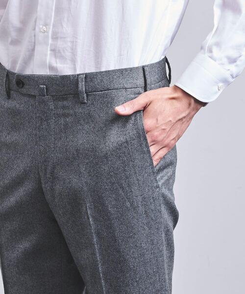 UNITED ARROWS（ユナイテッドアローズ）の「＜UNITED ARROWS＞ ライトサキソニー ノープリーツ テーパード†◆（スラックス・メンズ・ネイビー/ブラック/グレー・46/52/42/44/50/48/54）」の15枚目の写真