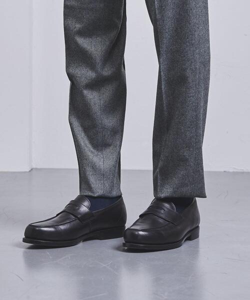 UNITED ARROWS（ユナイテッドアローズ）の「＜UNITED ARROWS＞ ライトサキソニー ノープリーツ テーパード†◆（スラックス・メンズ・ネイビー/ブラック/グレー・46/52/42/44/50/48/54）」の17枚目の写真