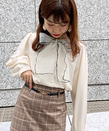 apres jour | オーガンジーボウタイブラウス【ZOZOTOWN限定アイテム】(シャツ/ブラウス)