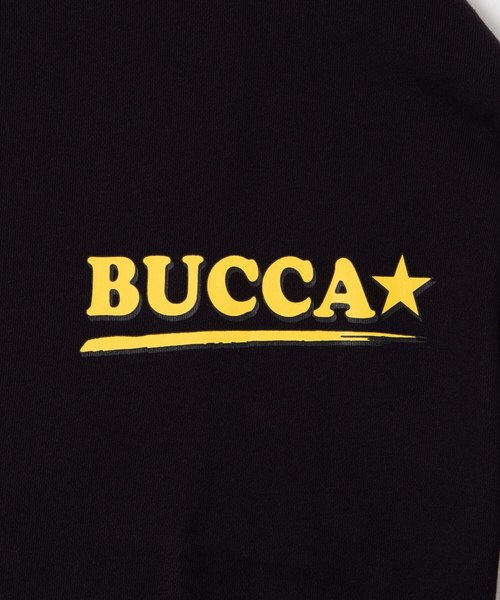 BUCCA 44（ブッカフォーティーフォー）の「【BUCCA 44】3段ロゴドルマンクルーネックスウェット（スウェット・メンズ・ホワイト/ブラック・MEDIUM/LARGE/X-LARGE/XX-LARGE/XXX-LARGE）」の3枚目の写真