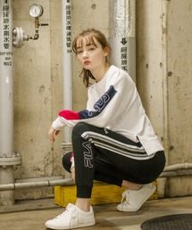 FILA フィラ 筆記体 ブランド ロゴ ライン ジョガーパンツ トラックパンツ スウェットパンツ ジャージパンツ