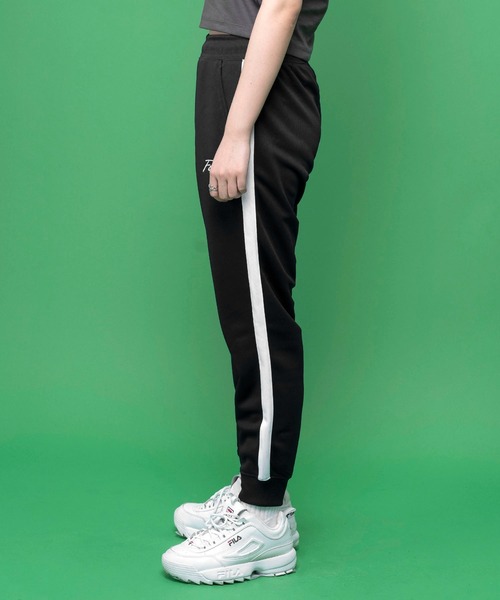 FILA(フィラ)の「FILA フィラ 筆記体 ブランド ロゴ ライン ジョガーパンツ トラックパンツ スウェットパンツ ジャージパンツ(スウェットパンツ・レディース・ネイビー/杢グレー/ブラック/グレー系その他/ブラック系その他/ブルー系その他/グレー系その他2/ブラック系その他2/ブルー系その他2・M/L/3L/LL)」の16枚目の写真