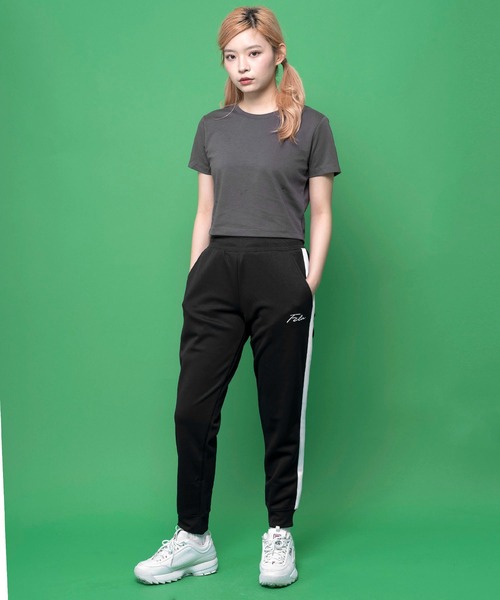 FILA(フィラ)の「FILA フィラ 筆記体 ブランド ロゴ ライン ジョガーパンツ トラックパンツ スウェットパンツ ジャージパンツ(スウェットパンツ・レディース・ネイビー/杢グレー/ブラック/グレー系その他/ブラック系その他/ブルー系その他/グレー系その他2/ブラック系その他2/ブルー系その他2・M/L/3L/LL)」の18枚目の写真