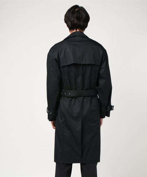 赤字セール】【LIBERUM】アシンメトリーレイヤードトレンチコート