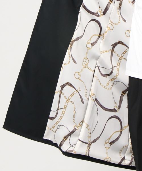 LIBERUM】アシンメトリーレイヤードトレンチコート/2020SS-CO01