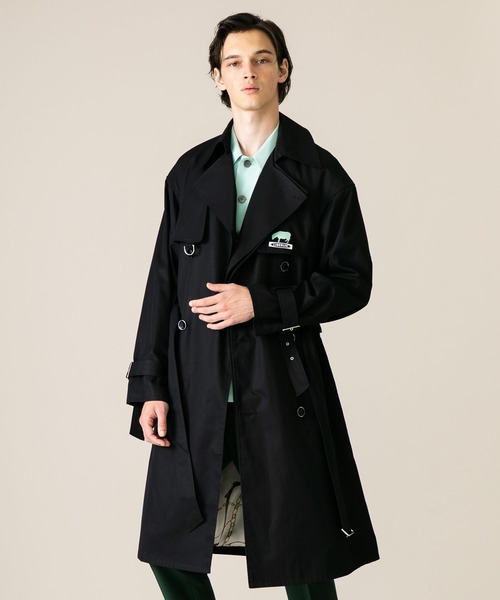 LIBERUM】アシンメトリーレイヤードトレンチコート/2020SS-CO01