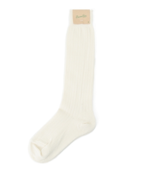 BEAMS BOY(ビームスボーイ)の「BEAMS BOY / ソリッド リブ ハイソックス(ソックス/靴下・レディース・ナチュラル/グレー/ネイビー・ONE SIZE)」の7枚目の写真
