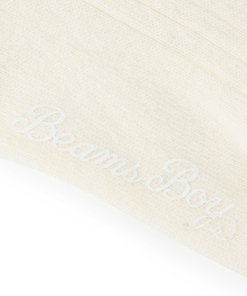 BEAMS BOY(ビームスボーイ)の「BEAMS BOY / ソリッド リブ ハイソックス(ソックス/靴下・レディース・ナチュラル/グレー/ネイビー・ONE SIZE)」の12枚目の写真