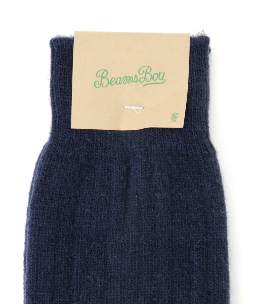 BEAMS BOY(ビームスボーイ)の「BEAMS BOY / ソリッド リブ ハイソックス(ソックス/靴下・レディース・ナチュラル/グレー/ネイビー・ONE SIZE)」の17枚目の写真