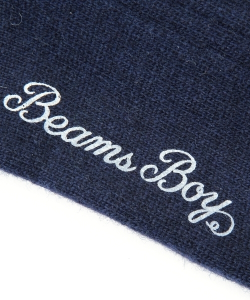 BEAMS BOY(ビームスボーイ)の「BEAMS BOY / ソリッド リブ ハイソックス(ソックス/靴下・レディース・ナチュラル/グレー/ネイビー・ONE SIZE)」の19枚目の写真