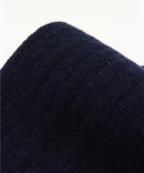 BEAMS BOY(ビームスボーイ)の「BEAMS BOY / ソリッド リブ ハイソックス(ソックス/靴下・レディース・ナチュラル/グレー/ネイビー・ONE SIZE)」の6枚目の写真