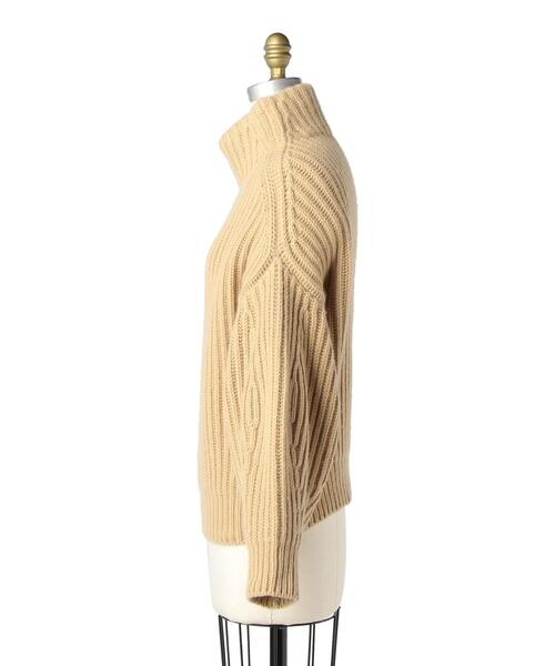 Drawer ドゥロワー　3G畦編みボトルネックニット Drawer（ドゥロワー）の「Drawer 3G畦編みボトルネックニット（ニット