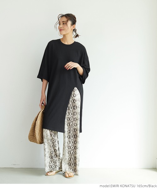 フロントスリットカットワンピース（ワンピース）｜coca（coca