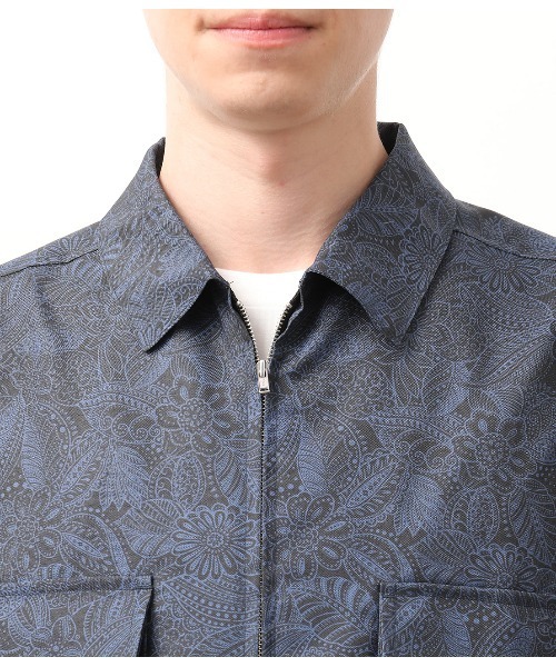 JUNRED(ジュンレッド)の「【セットアップ対応】オリジナルペイズリープリントブルゾン(ブルゾン・メンズ・ブラック/ネイビー・M/L)」の13枚目の写真