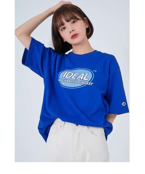 ACOVER(オコボ)の「『ACOVER』CIRCLE IDEAL T-SHIRTS/フロントサークルロゴデザインクルーネック半袖Tシャツ/カットソー(Tシャツ/カットソー・レディース・ホワイト/ブラック/パープル/ブルー・MEDIUM/LARGE)」の3枚目の写真