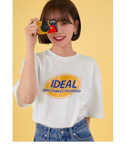 ACOVER(オコボ)の「『ACOVER』CIRCLE IDEAL T-SHIRTS/フロントサークルロゴデザインクルーネック半袖Tシャツ/カットソー(Tシャツ/カットソー・レディース・ホワイト/ブラック/パープル/ブルー・MEDIUM/LARGE)」の5枚目の写真