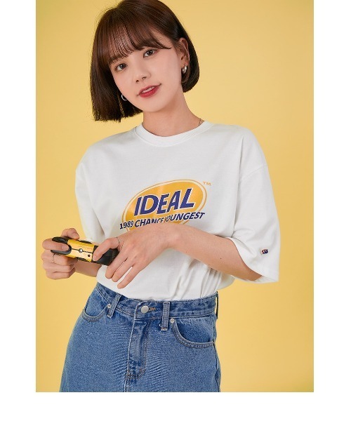 ACOVER(オコボ)の「『ACOVER』CIRCLE IDEAL T-SHIRTS/フロントサークルロゴデザインクルーネック半袖Tシャツ/カットソー(Tシャツ/カットソー・レディース・ホワイト/ブラック/パープル/ブルー・MEDIUM/LARGE)」の6枚目の写真