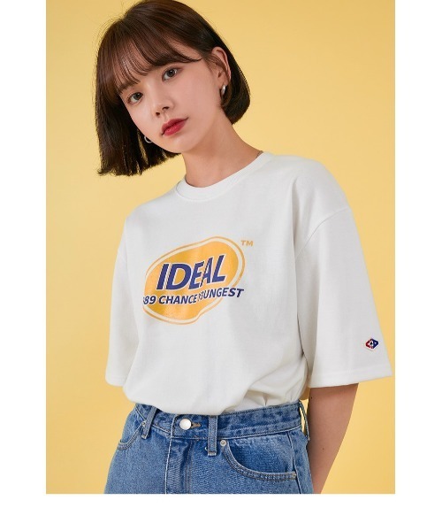 ACOVER(オコボ)の「『ACOVER』CIRCLE IDEAL T-SHIRTS/フロントサークルロゴデザインクルーネック半袖Tシャツ/カットソー(Tシャツ/カットソー・レディース・ホワイト/ブラック/パープル/ブルー・MEDIUM/LARGE)」の9枚目の写真