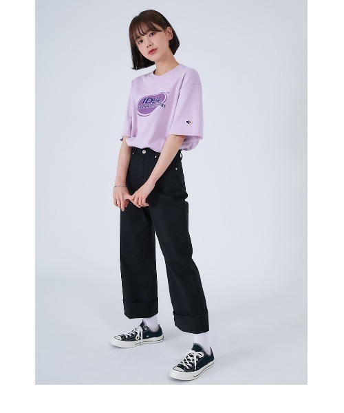 ACOVER(オコボ)の「『ACOVER』CIRCLE IDEAL T-SHIRTS/フロントサークルロゴデザインクルーネック半袖Tシャツ/カットソー(Tシャツ/カットソー・レディース・ホワイト/ブラック/パープル/ブルー・MEDIUM/LARGE)」の22枚目の写真