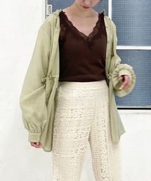 archives | シアーモックネックブラウス(シャツ/ブラウス)