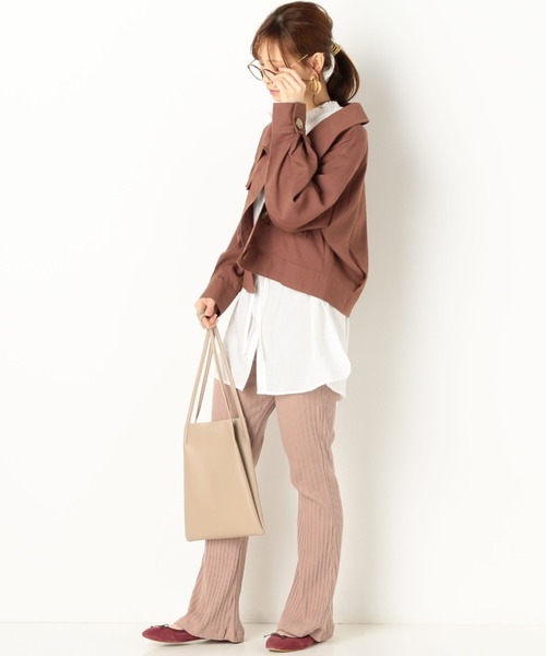 archives（アルシーヴ）の「シアーモックネックブラウス（シャツ/ブラウス・レディース・オフホワイト/ブルー/ミント/ピンク系その他・MEDIUM）」の17枚目の写真