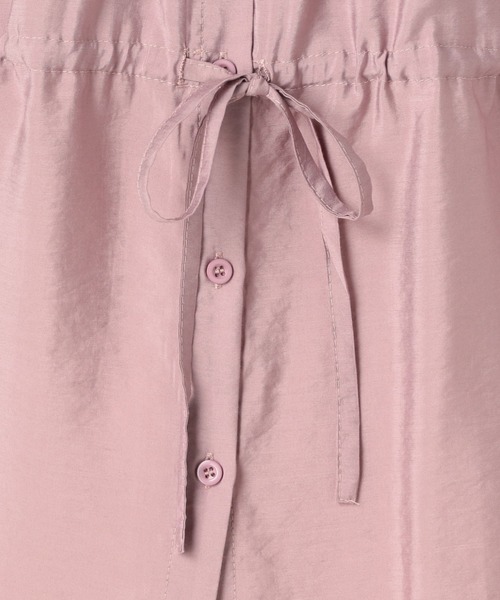 archives（アルシーヴ）の「シアーモックネックブラウス（シャツ/ブラウス・レディース・オフホワイト/ブルー/ミント/ピンク系その他・MEDIUM）」の10枚目の写真