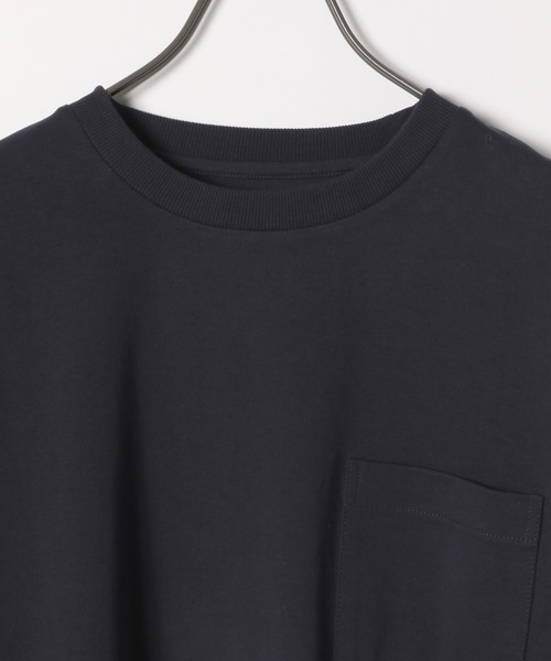 LAKOLE（ラコレ）の「度詰めスムースTシャツ / LAKOLE（Tシャツ/カットソー・メンズ・ホワイト/ブラウン/グレイッシュベージュ/グリーン/ダークネイビー・SMALL/MEDIUM/LARGE）」の16枚目の写真