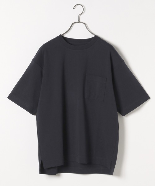 LAKOLE（ラコレ）の「度詰めスムースTシャツ / LAKOLE（Tシャツ/カットソー・メンズ・ホワイト/ブラウン/グレイッシュベージュ/グリーン/ダークネイビー・SMALL/MEDIUM/LARGE）」の20枚目の写真