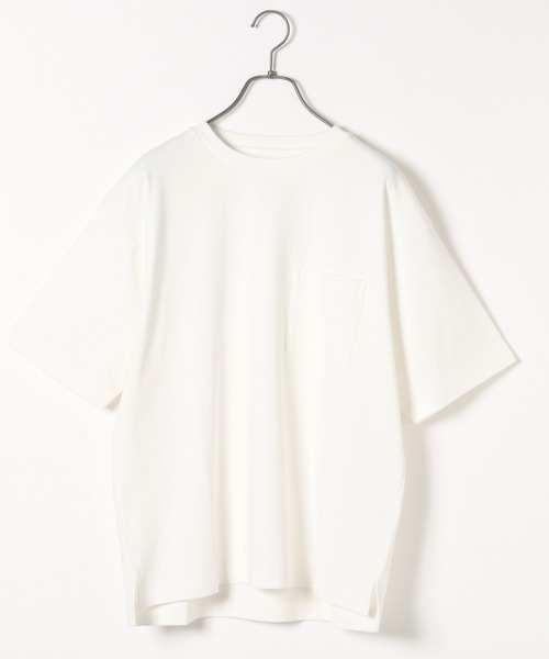 LAKOLE（ラコレ）の「度詰めスムースTシャツ / LAKOLE（Tシャツ/カットソー・メンズ・ホワイト/ブラウン/グレイッシュベージュ/グリーン/ダークネイビー・SMALL/MEDIUM/LARGE）」の7枚目の写真