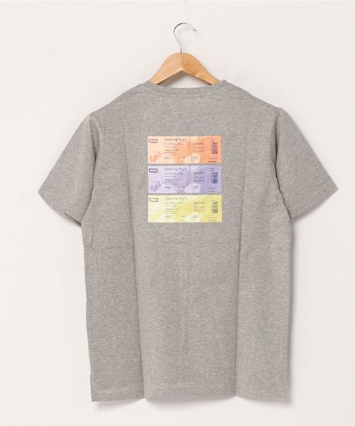 Hub&Spoke(ハブアンドスポーク)の「シルケットコットンバックプリントTシャツ(Tシャツ/カットソー・メンズ・ミント/グレー/オフホワイト・MEDIUM/LARGE/X-LARGE)」の9枚目の写真