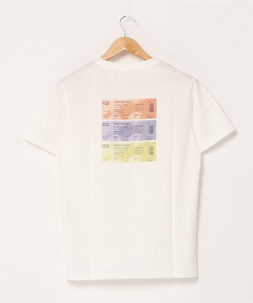 Hub&Spoke(ハブアンドスポーク)の「シルケットコットンバックプリントTシャツ(Tシャツ/カットソー・メンズ・ミント/グレー/オフホワイト・MEDIUM/LARGE/X-LARGE)」の8枚目の写真