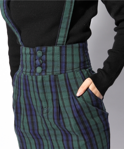 VENCEEXCHANGE（ヴァンスエクスチェンジ）の「チェックトモサスツタイトSK（スカート・レディース・ダークグレー/グリーン/レッド・SMALL/MEDIUM）」の9枚目の写真