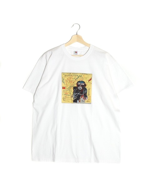 FRUIT OF THE LOOM（フルーツオブザルーム）の「【FRUIT OF THE LOOM/フルーツオブザルーム】 FTL×BASQUIAT SS TEEシャツ（Tシャツ/カットソー・メンズ・ホワイト/ブラック/グレー・M/L/XL/S）」の4枚目の写真