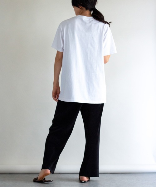 ottilie(オティーリエ)の「4コマプリントTシャツ(Tシャツ/カットソー・レディース・オフホワイト/モカ・FREE)」の18枚目の写真