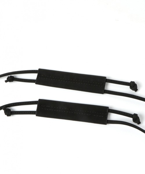 LAKOLE（ラコレ）の「フェイクレザー巾着ショルダーバッグ / LAKOLE（ショルダーバッグ・メンズ・ホワイト/ブラック/ベージュ・FREE）」の9枚目の写真