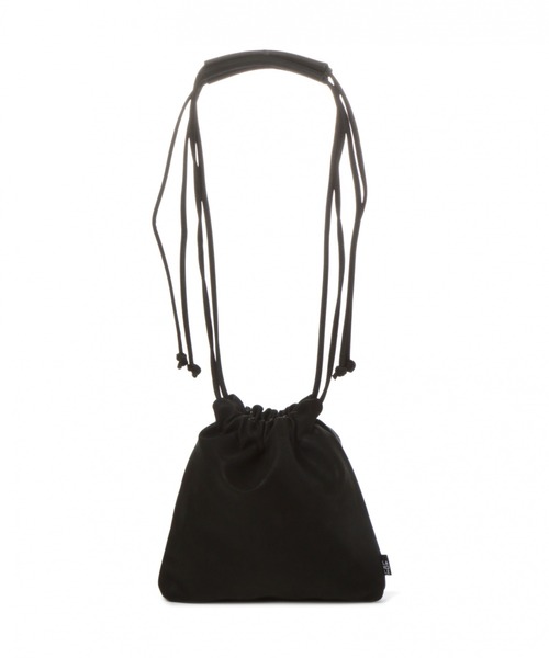 LAKOLE（ラコレ）の「フェイクレザー巾着ショルダーバッグ / LAKOLE（ショルダーバッグ・メンズ・ホワイト/ブラック/ベージュ・FREE）」の21枚目の写真