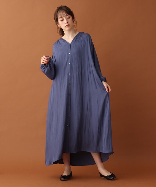 DRESSTERIOR ドレステリア ギャザーワンピース DRESSTERIOR（ドレステリア）の「ブライトツイルギャザー