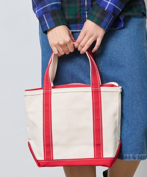 L.L.Bean（エルエルビーン）の「ボート・アンド・トート、ジップ・トップ スモール（トートバッグ・レディース・ブラック/ネイビー/レッド/ブルー/グリーン・REGULAR）」の7枚目の写真