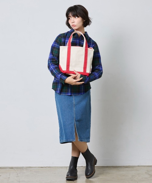 L.L.Bean（エルエルビーン）の「ボート・アンド・トート、ジップ・トップ スモール（トートバッグ・レディース・ブラック/ネイビー/レッド/ブルー/グリーン・REGULAR）」の12枚目の写真