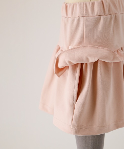 Catherine Cottage（キャサリンコテージ）の「ポケット付きフリルスカッツ（スカート・キッズ・杢グレー/グレー/ブラック/ネイビー/ライラック/ピンク・130/140/120/100/110/150）」の14枚目の写真