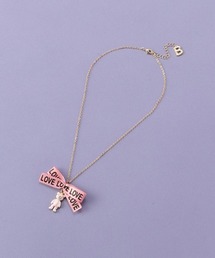 by LOVEiT（バイラビット）の「ロゴリボン×クマネックレス（ネックレス・キッズ）」