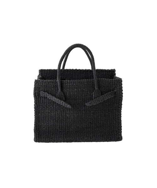 SEA（シー）の「カゴバッグL（かごバッグ・レディース・ホワイト/ブラック・ONE SIZE）」の2枚目の写真