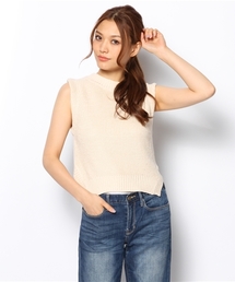 DISCOAT | 【Discoat】5G両畦ハイネックベスト(ニット/セーター)