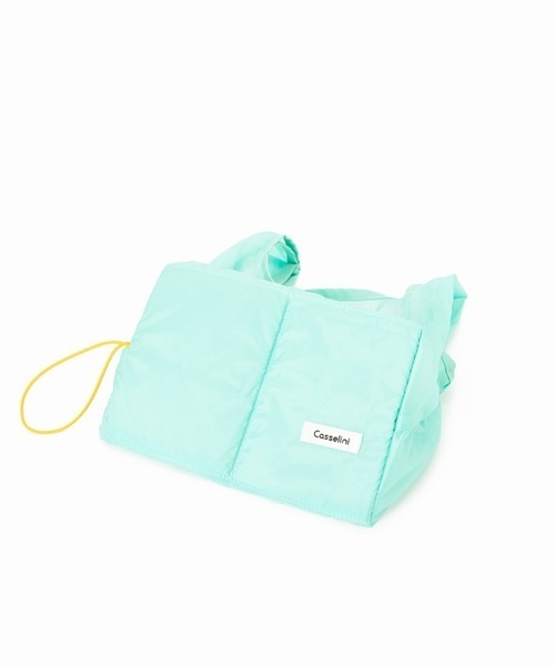 Casselini（キャセリーニ）の「お弁当エコバッグ（エコバッグ/サブバッグ・レディース・ホワイト/ブラック/パープル/ピンク/イエロー/ブルー・FREE）」の9枚目の写真