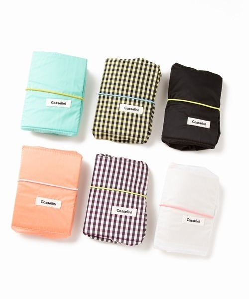 Casselini（キャセリーニ）の「お弁当エコバッグ（エコバッグ/サブバッグ・レディース・ホワイト/ブラック/パープル/ピンク/イエロー/ブルー・FREE）」の15枚目の写真