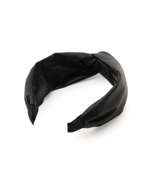 Picnic ロペピクニック のファッション ヘアアクセサリー Rope エコレザーツイストカチューシャ カチューシャ Rope セール