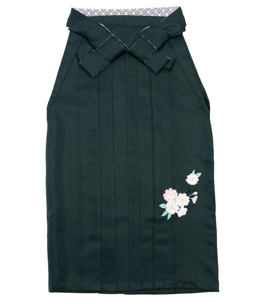 KYOETSU（キョウエツ）の「ガールズレース刺繍袴（着物・キッズ・ダークグリーン/ネイビー/アイボリー/ダークパープル/イエロー/エンジ・84/80/91/87）」の11枚目の写真